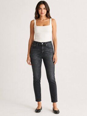 J.Crew Curvy Toothpick Jeans Women’s 30 Black Stretch Skinny Denim